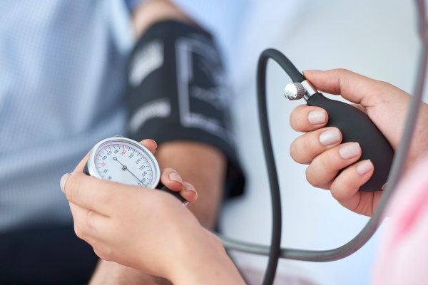 image of a blood pressure guage